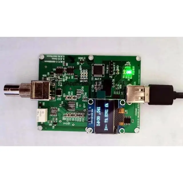 Alt view image 2 of 3 - D41 High Precision Current Sensor Board USB Wide Range Weak Current Measurement Module 50pA to 1A Current Detection Board