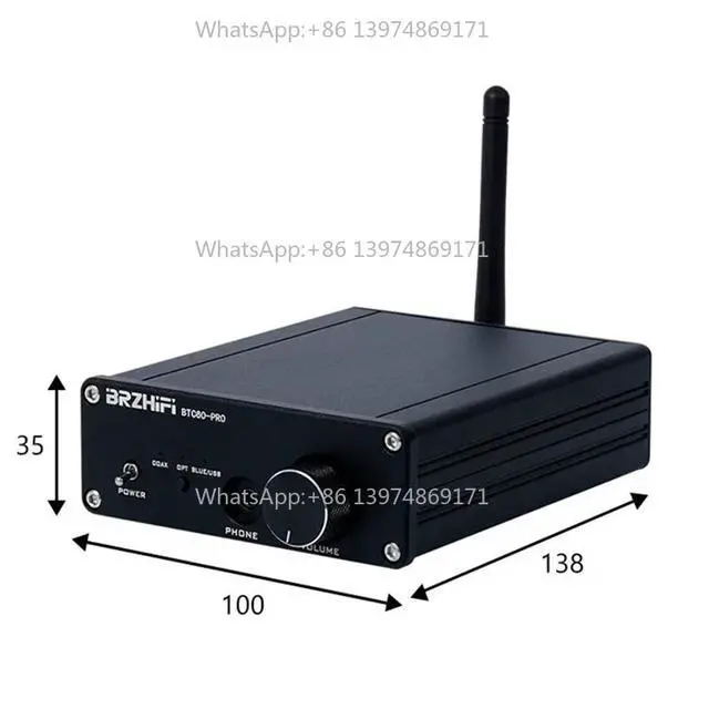 Alt view image 3 of 3 - ES9039+QCC3095 Bluetooth Digital Decoding USB-PC / Coaxial / Optical Input 24bit 192K LDAC