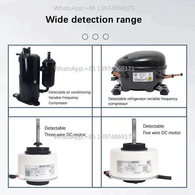 Alt view image 2 of 3 - Variable Frequency Air Conditioner Compressor Tester Digital Display for Refrigerator DC Fan Short Circuit Fault Diagnosis