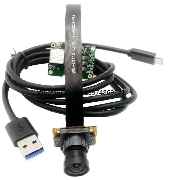 Alt view image 3 of 4 - 2MP HD 1/2.6-Inch AR0234 1080P USB3.0 Camera Module 120FPS Global Shutter MJPG, YUY2, H.264 FF 100° Type-C For documents