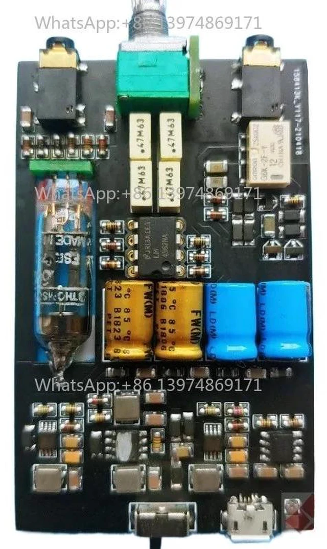 Alt view image 2 of 4 - HIFI AD3 rechargeable tube bile tube amp headphone amplifier