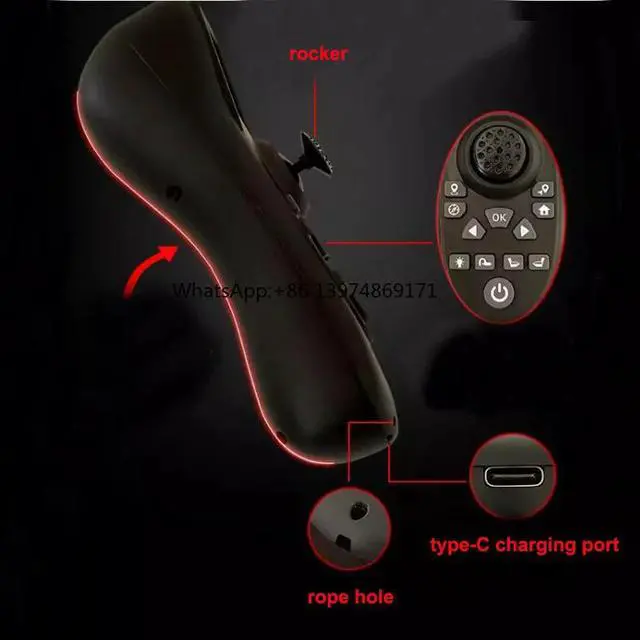 Alt view image 3 of 3 - 1Set TXG4 1.54inch Colored Screen Display Single-hand Remote Controller 6-12V Receiver Board GPS Control 500M for RC Bait Boat