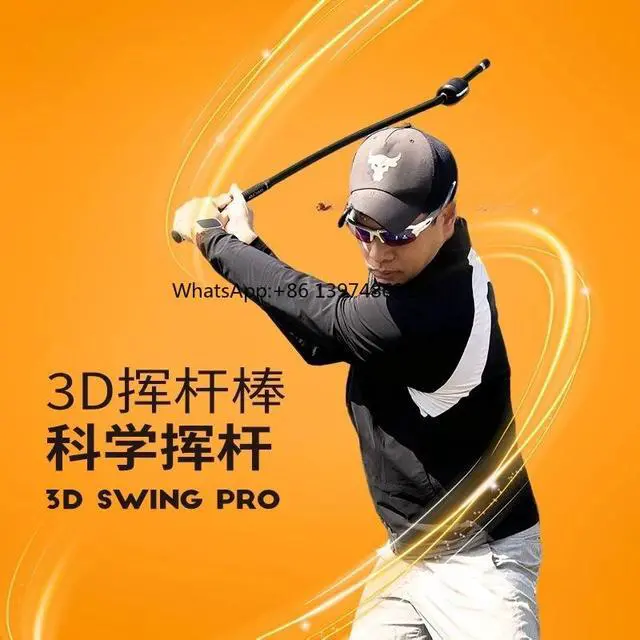 Alt view image 2 of 3 - Golf 3D Swing Trainer Men Women Golf Accessories Gravity Balance Posture Correction Swing Training Aid