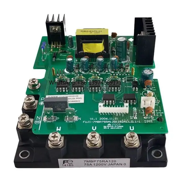 Alt view image 2 of 3 - Inverter Module Central Air Conditioner ME-POWER-75A Compatible 7MBP75RA120 IR341 D.1-1 D.2 Replacement Drive Module