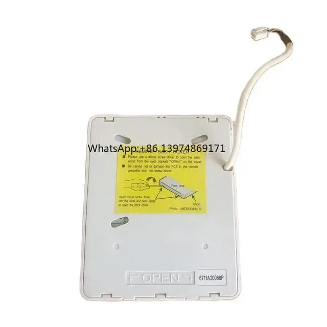Alt view image 3 of 3 - For Air Conditioner Remote Controller With Cable MEZ53368017 6711A0086J 6711A90076J 6711A20086P