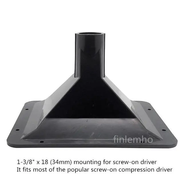 Alt view image 4 of 4 - 2PC Tweeter Speaker Horn 240*195 DJ Car HiFi Treble For Home Theater Professional Console Mixer Audio Public Address System