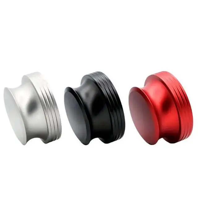 Alt view image 4 of 4 - For LP Record Player Compatible Vinyl Record Weight Stabilizer Aluminum Turntable Clamp Disc Support Damping Functionality