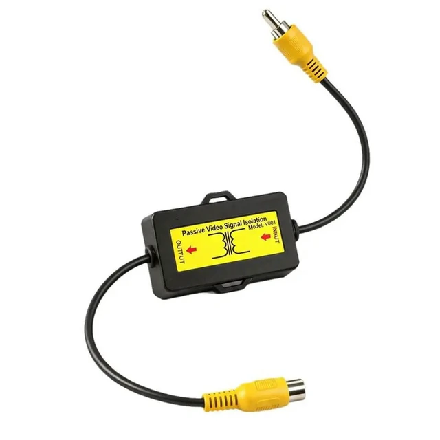 Alt view image 4 of 6 - RCA For Camera Passive Video Signal Isolation Filter For Car Snowflake Removal