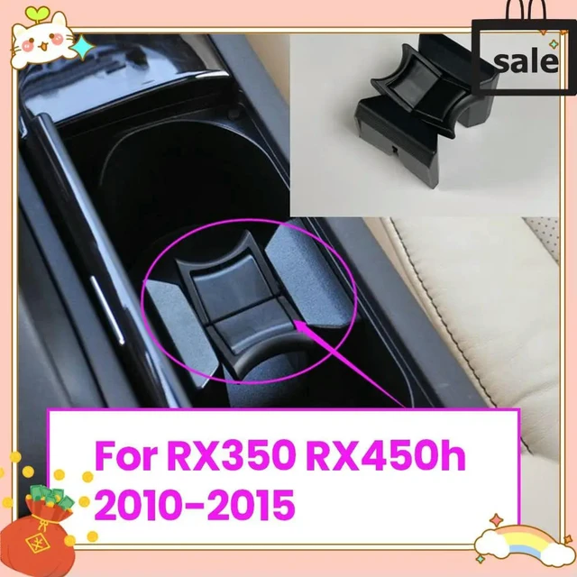 Alt view image 5 of 6 - Center Console Cup Holder Insert Divider For LEXUS RX350 RX450H 2010 2011 2012 2013 2014 2015 55618-0E040