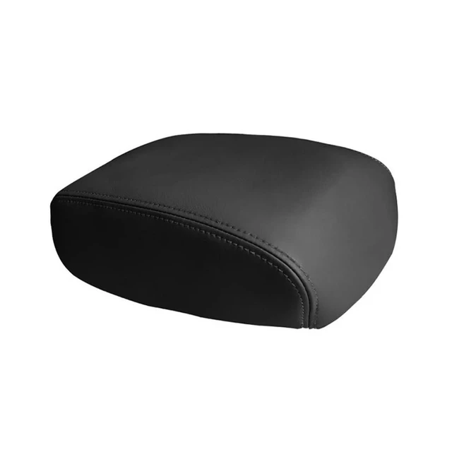 Alt view image 5 of 6 - For 2006-2014 Honda Ridgeline PU Leather Center Console Lid Armrest Cover Sticker Trim