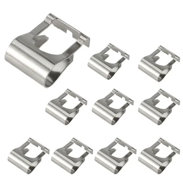 Alt view image 4 of 6 - 10 PCS Windscreen Wiper Motor Linkage Durable Rods Arms Link Mechanism Repair Clip Fix Kit 269617