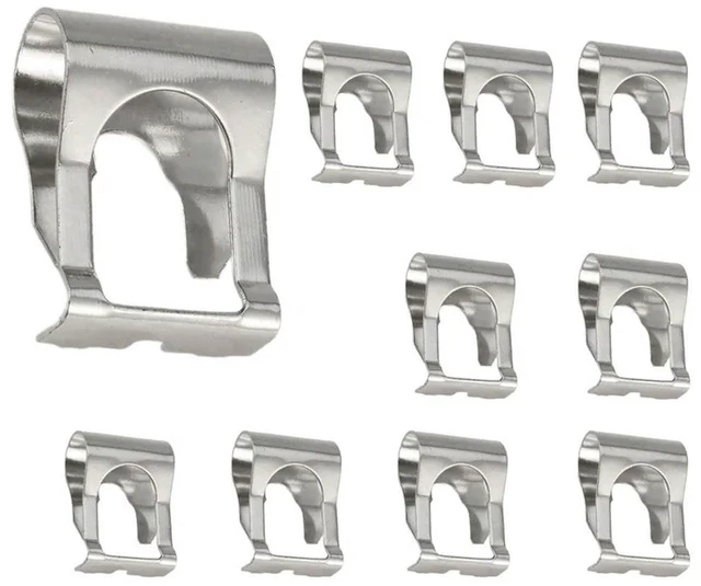 Alt view image 5 of 6 - 10 PCS Windscreen Wiper Motor Linkage Durable Rods Arms Link Mechanism Repair Clip Fix Kit 269617