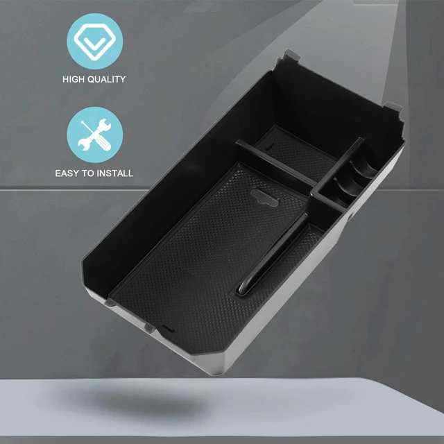 Alt view image 6 of 6 - Centre Console Organizer Tray for Mercedes Benz W205 C Class W253 GLC Class 2015-2020, Console Armrest Box
