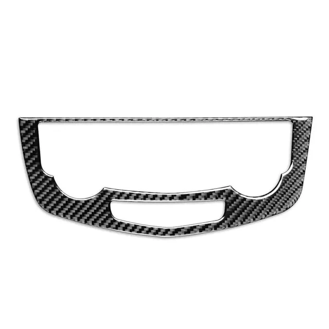 Alt view image 4 of 6 - For Nissan X-Trail Rogue T32 2013-2021 Carbon Fiber Car Air Conditioning Panel Cover Trim Sticker Interior Parts