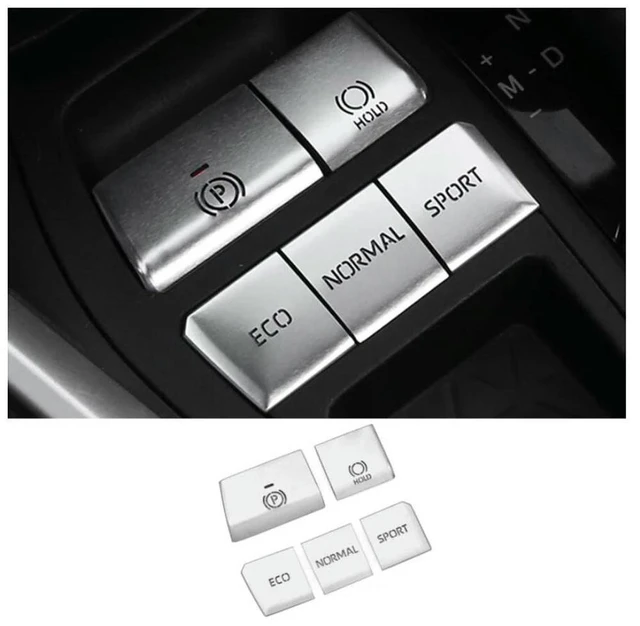 Main image of Highly Recommended.Central Control Gear Button Cover for Toyota RAV4 2019-2021, Silver