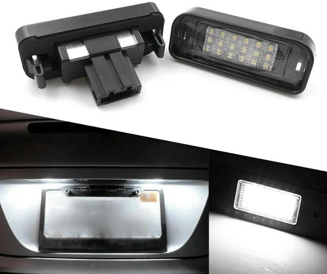 Main image of 2Pcs White Led Number License Plate Light Lamp For Mercedes Benz W220 S Class 1999-2005