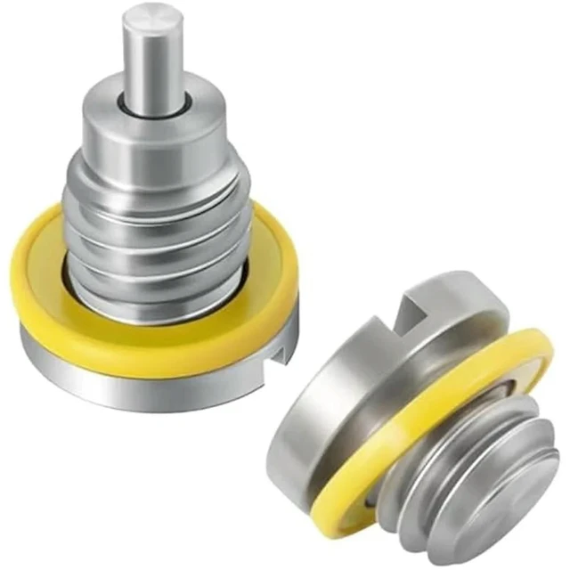 Alt view image 2 of 6 - For Mercury Mercruiser Outboard Engine Lower Unit Drain Plug For All O/Bs Gear Case With Magnetic And Non-Magnetic Screw