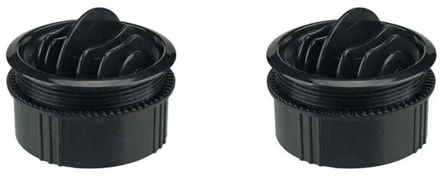 Main image of 2X Universal Spherical Air Vane Round A/C Air Conditioning Outlet Vent For RV Bus Car (71/63/25Mm)