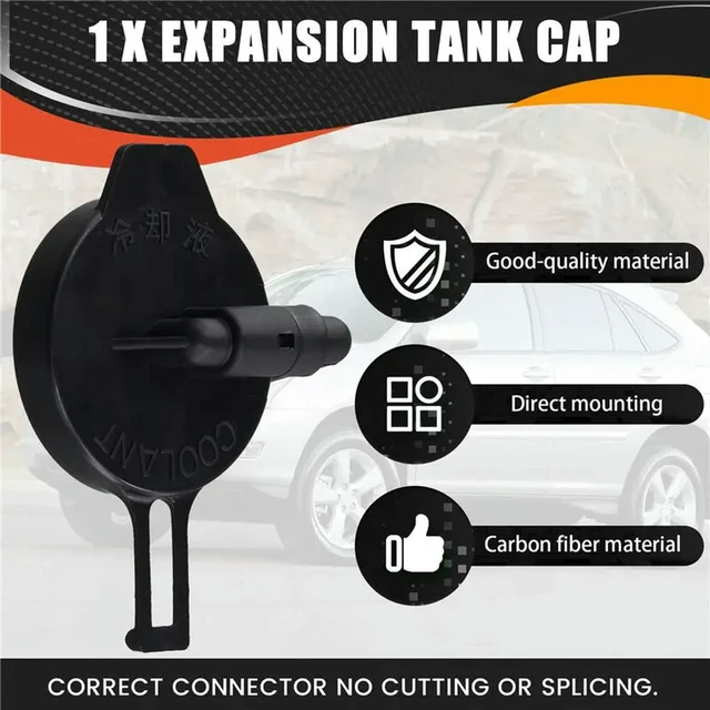 Alt view image 3 of 3 - Automobile Expansion Tank Cap For Toyota For Sienna For Lexus RX330 RX350 2004-2009 16471-0A030