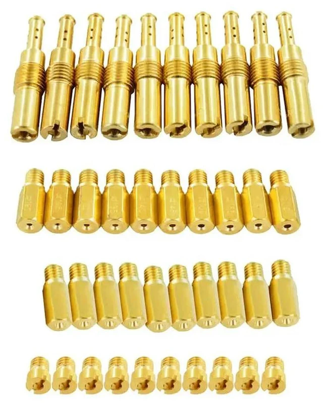 Main image of For Keihin Carburetor 30Pcs Main Jets+10Pcs Slow/Pilot Jet Set 120 125 130 135 140 32 45 48 50 52 55 150 155 Replacement