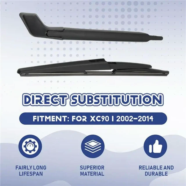 Alt view image 2 of 3 - Rear Windshield Wiper And Wiper Blade Set 8659502 30649040 For VOLVO XC90 I 2002-2014