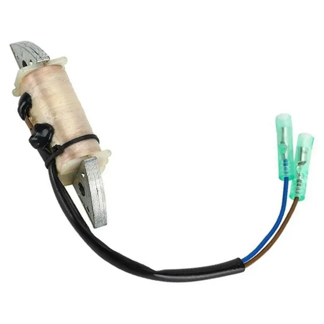 Alt view image 2 of 3 - Boat Engine Charging Coil Replacement Part 63V-85520-00 63V-85520-01 For 2 Stroke 9.915