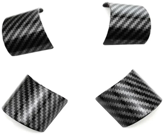 Alt view image 3 of 3 - Steering Wheel Cover Trim Sticker Plastic Steering Wheel Cover Trim Sticker For Ford Mondeo 2004-2006