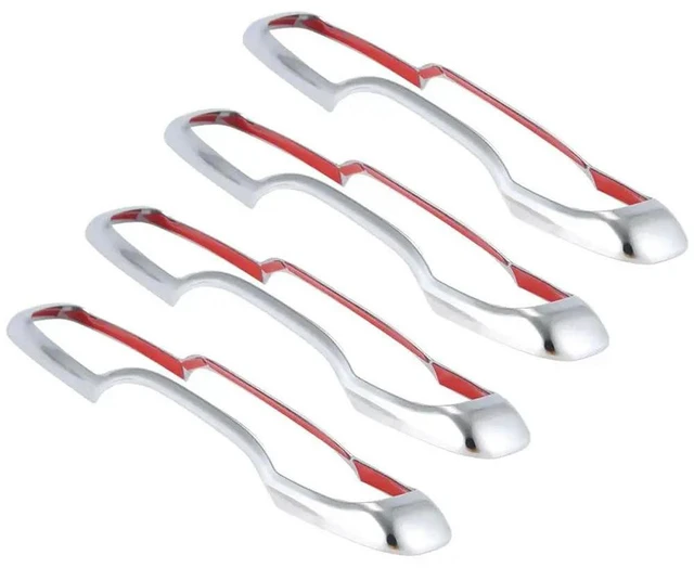 Main image of 4Pcs Car Door Handle Trim Decoration Is Suitable For Volvo XC60 XC90 S90 V90 2018 2019 2020 Chrome Accessories