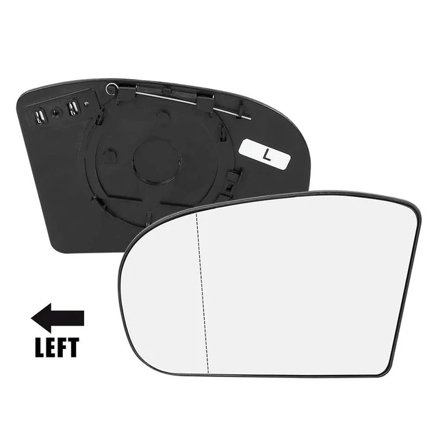 Alt view image 2 of 3 - Driver Left Side Rear View Heated Mirror Glass For E-Class W211 2002-2008 W203 00-2004 2038100121