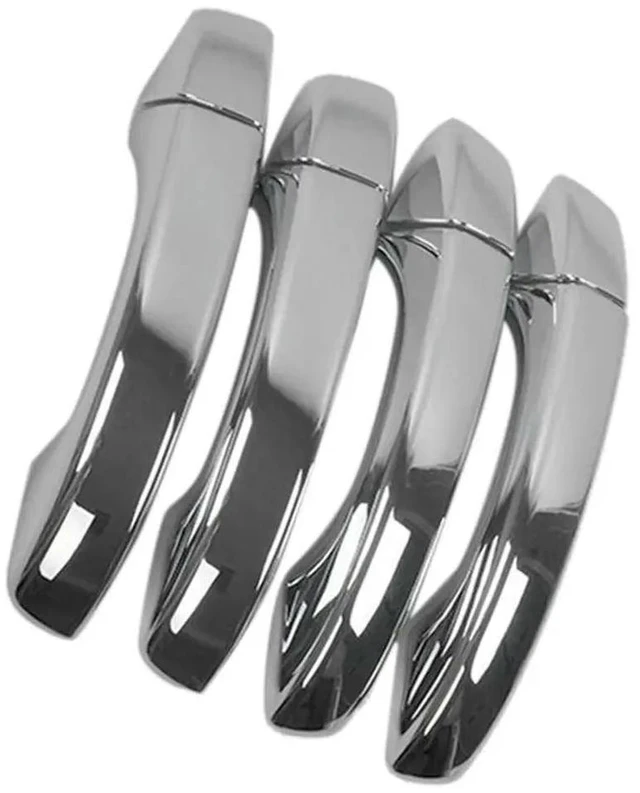 Alt view image 3 of 3 - For MG ZS 2017-2020 Chrome Car Door Handles Cover Trim Stickers Exterior Door Handle Cover