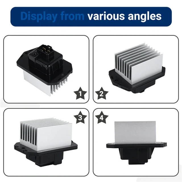 Alt view image 2 of 3 - Car Blower Fan Speed Controller Motor Heater Resistor For Honda ACCORD Mk7 CIVIC CRV 077800-0710