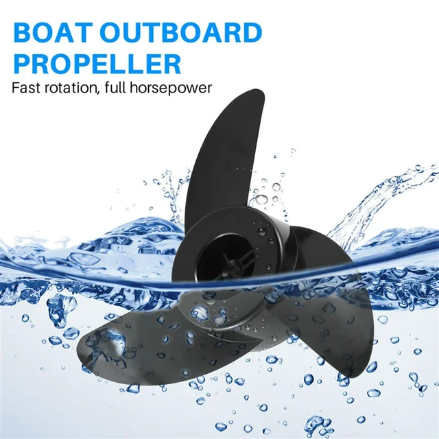 Alt view image 2 of 3 - Boat Propellers Electric Outboard Motor Prop For ET44L ET54L D65L Trolling Motors Mount Accessories/Boat 3-Blades