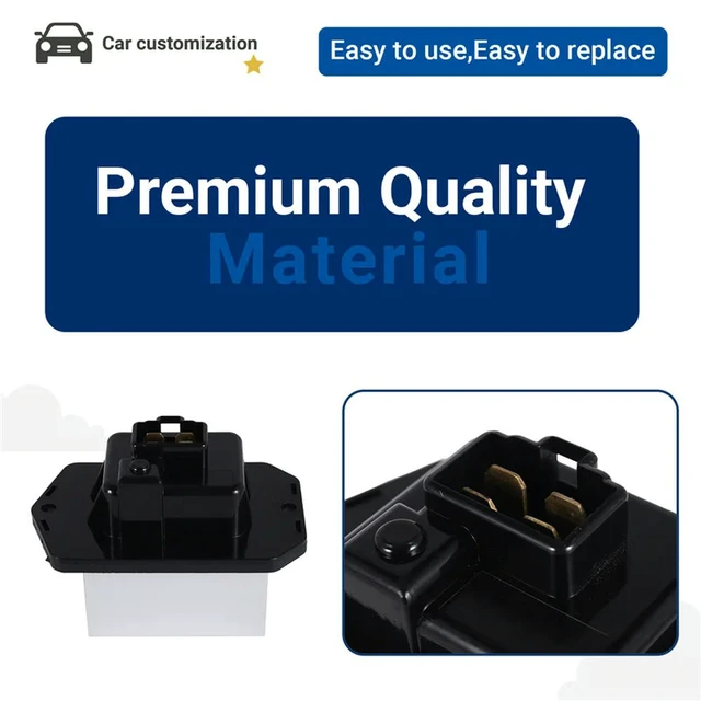 Alt view image 3 of 3 - Car Blower Fan Speed Controller Motor Heater Resistor For Honda ACCORD Mk7 CIVIC CRV 077800-0710