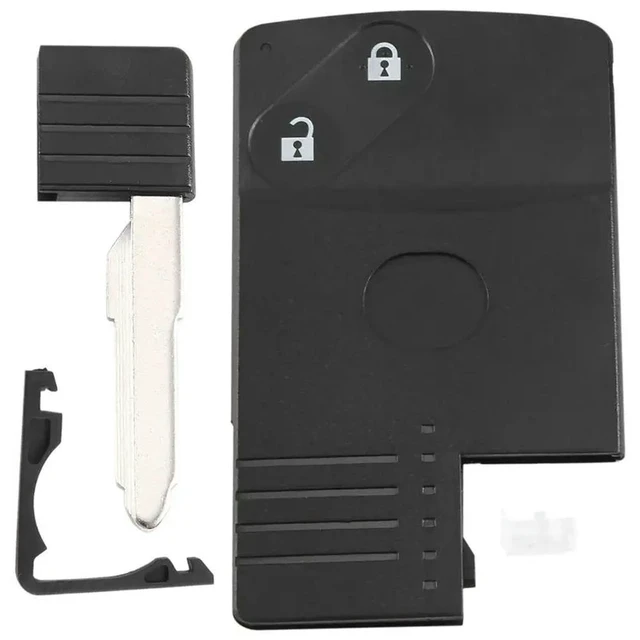 Alt view image 3 of 3 - 2 Button Card Remote Key Shell Case For Mazda 5 6 CX-7 CX-9 RX8 Miata
