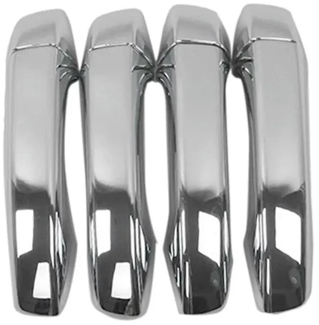 Alt view image 2 of 3 - For MG ZS 2017-2020 Chrome Car Door Handles Cover Trim Stickers Exterior Door Handle Cover