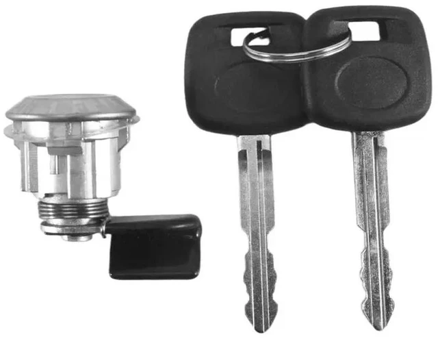 Alt view image 3 of 3 - Fuel Door Lock Cylinder & Key 69057-90A02 Parts For Toyota Land Cruiser FJ60 FJ62 1980-1990