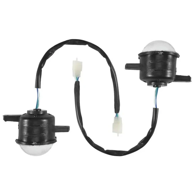Alt view image 3 of 3 - 2Pcs 12V LED ATV Front Headlight 125Cc 150Cc 250Cc 300Cc Headlights For Chinese Taotao JCL Baja Yamoto Kazuma Roketa