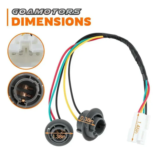 Alt view image 3 of 3 - Rear Taillight Socket Wire Harness For Kia Forte 2009-2013 Tail Light Assemblies Wire Harness