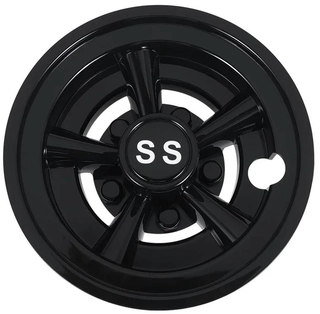 Main image of 8Inch SS Golf Cart Wheel Cover Cap 5 Spoke Design Hub Cap For Golf Cart Club Car EZGO Yamaha