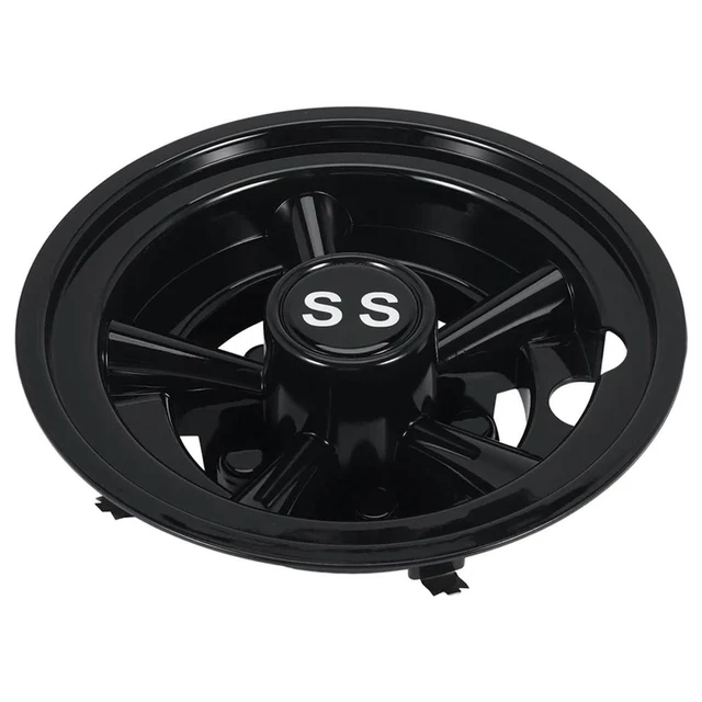 Alt view image 2 of 3 - 8Inch SS Golf Cart Wheel Cover Cap 5 Spoke Design Hub Cap For Golf Cart Club Car EZGO Yamaha