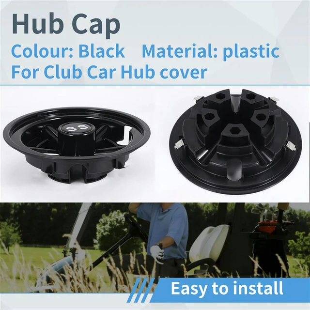Alt view image 3 of 3 - 8Inch SS Golf Cart Wheel Cover Cap 5 Spoke Design Hub Cap For Golf Cart Club Car EZGO Yamaha