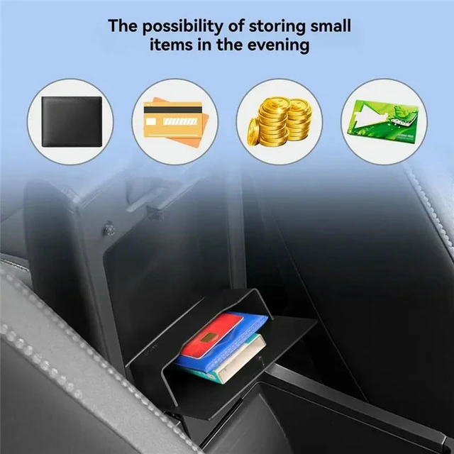 Alt view image 3 of 3 - ABS Armrest Box Organizer Tray For Honda For WR-V WRV 2023-2025 JP Version