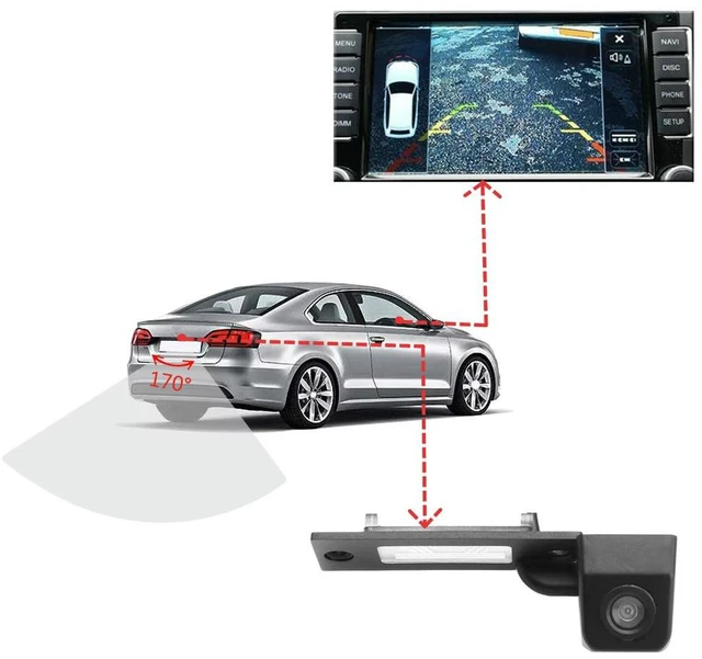 Main image of Car Reversing Parking Rear View Camera For VW Transporter T5 T30 Caddy Passat B5 Touran Jetta