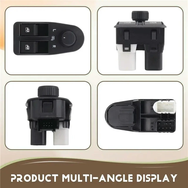 Alt view image 3 of 3 - Glass Lifter Switch Auto Accessories Power Window Control Switch 354.3769 For Lada