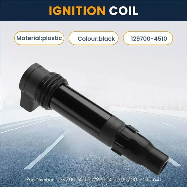Alt view image 2 of 3 - 1 Pcs Motorcycle Ignition Coil For Honda CBR600RR CBR 600RR CBR-600RR CBR600 RR 2003-2020 129700-4510 Parts Accessories