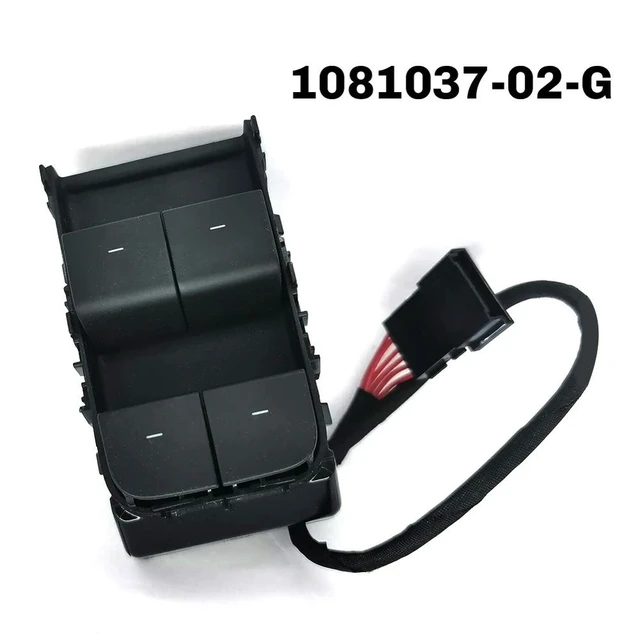 Alt view image 3 of 3 - Car Left Front Power Window Control Button Switch 1081037-02-G For Tesla Model 3/Y 2021-2024 Door Glass Lifter