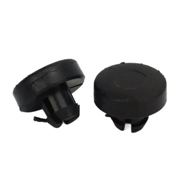 Alt view image 2 of 3 - 4 Pcs Black Boot Lid Hinge Stops Hood Clip Replace For Saab 9-3 Convertible 12832495