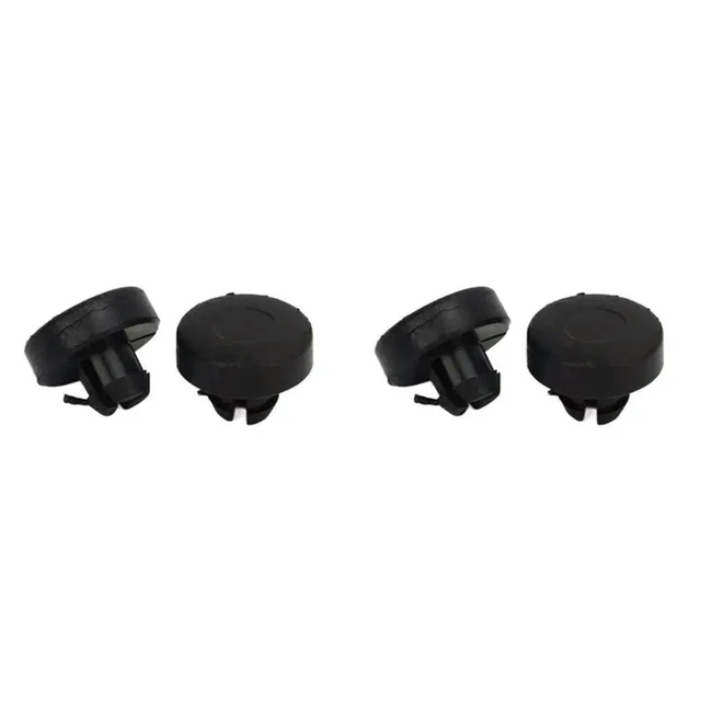 Main image of 4 Pcs Black Boot Lid Hinge Stops Hood Clip Replace For Saab 9-3 Convertible 12832495
