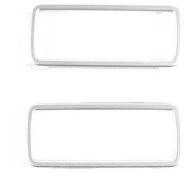 Main image of 2PCS Car Trailer Tow Hook Hole Trim Frame For Land Rover Defender 90 110 2020-2023 Trailer Hitch Decor Sticker Cover Accesso