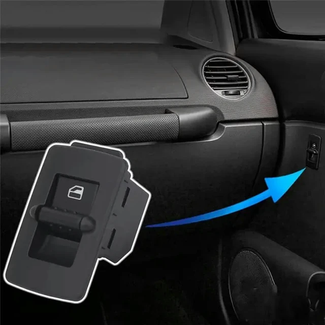Alt view image 3 of 3 - Power Window Switch Button Window Regulator For VW Beetle 1998 Window Glass Lift Switch 1C0959855A 1C0959527A